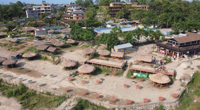 चामेका ३६ घर जोखिममाः बस्ती डुबानमा