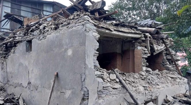 बझाङमा भूकम्पले २ हजार ४ सय ४५ घर क्षतिग्रस्त